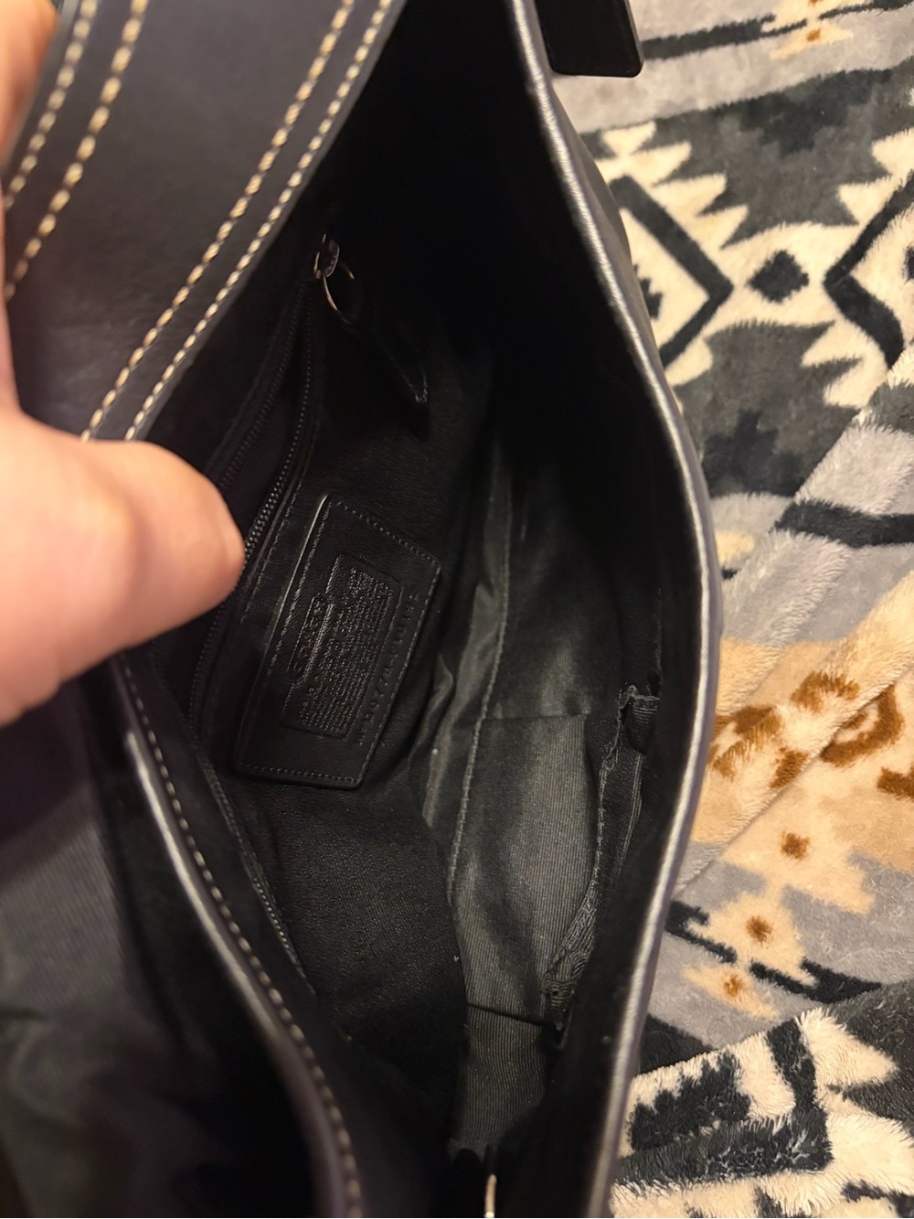 Coach Vintage EUC Soho Buckle Flap Black Leather Shoulder Bag - Picture 13 of 17